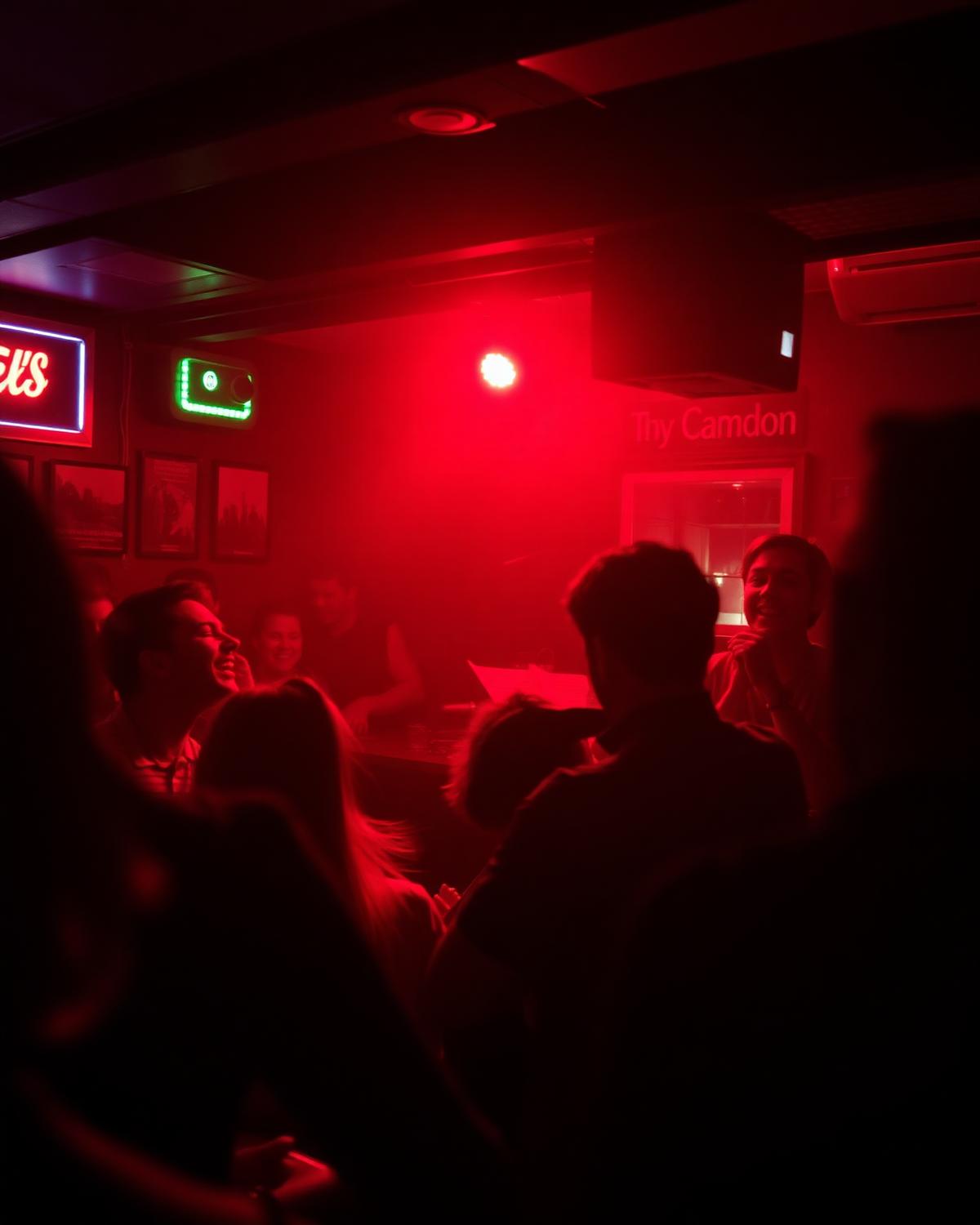 Karaoke crowd